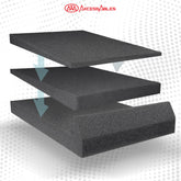 Studio Monitor Isolation Pads – 5" High-Density Acoustic Foam Speaker Pads